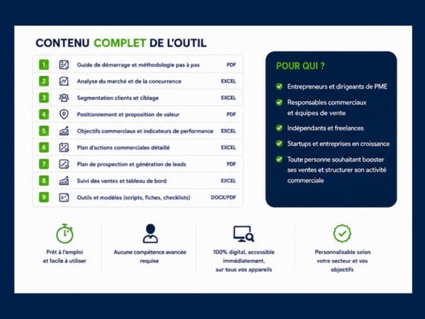 Plan Action Commerciale Efficace